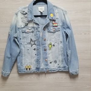 Forever 21 Denim Jacket Sz M